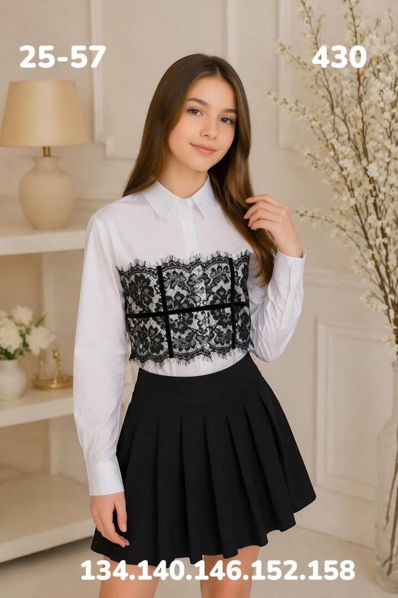 Блузка 430 белый