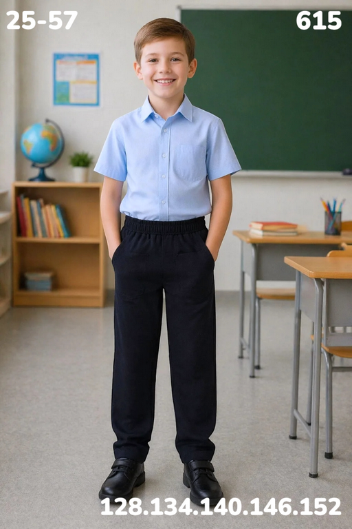 Брюки 615 синий
